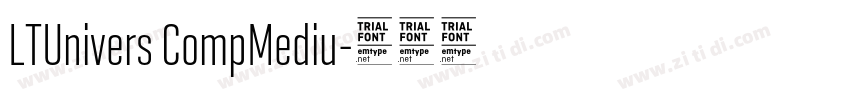 LTUnivers CompMediu字体转换